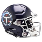 Tennessee Titans Helmet Riddell Authentic Full Size SpeedFlex Style - Special Order