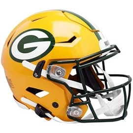 Green Bay Packers Helmet Riddell Authentic Full Size SpeedFlex Style