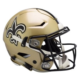 New Orleans Saints Helmet Riddell Authentic Full Size SpeedFlex Style - Special Order