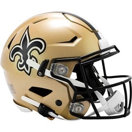 New Orleans Saints Helmet Riddell Authentic Full Size SpeedFlex Style - Special Order