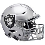 Las Vegas Raiders Helmet Riddell Authentic Full Size SpeedFlex Style