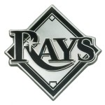 Fanmats 26731 Tampa Bay Rays 3D Chrome Metal Auto Emblem