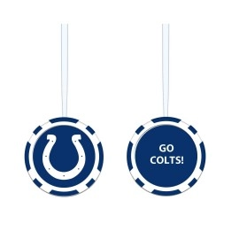 Evergreen Enterprises Nfl Indianapolis Colts Game Chip Designornament Team Colors One Size