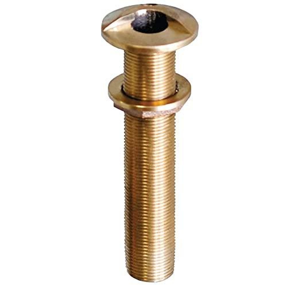 Groco 34 Bronze Extra Long High Speed Thruhull Fitting Wnut