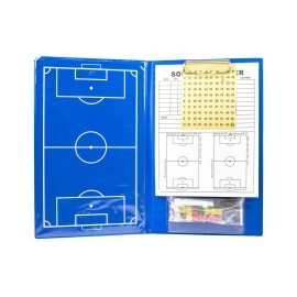 Coaches Folder: Magnetic Tactic Board with Clip Board and Pad