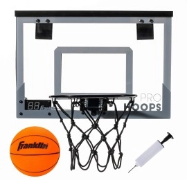 Franklin Sports Over The Door Mini Led Scoring Basketball Hoop Slam Dunk Approved Shatter Resistant Accessories Included 1