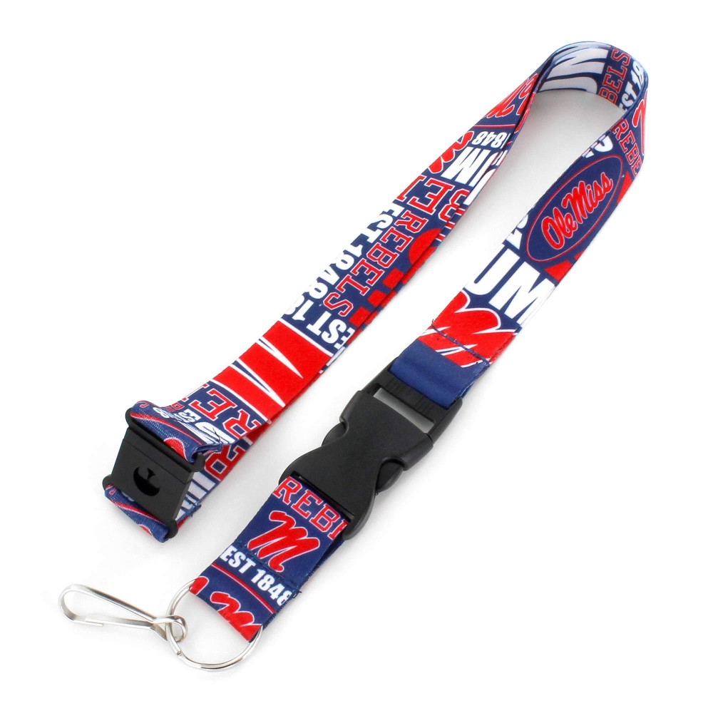 Aminco NCAA Mississippi Ole Miss Rebels Dynamic Lanyard