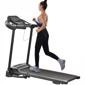 Merax Folding Electric Treadmill With Incline 25Hp Energy Saving 12 Preset Programs Running Walking Jogging Machine For Home Of