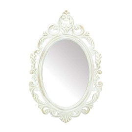 Accent Plus Antiqued White Wall Mirror 155x235x05