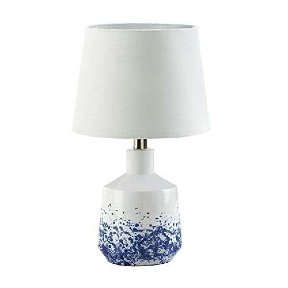 Gallery of Light White and Blue Splash Porcelain Table Lamp