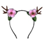 blinkee Light Up Flower Deer Lighted Antler Headband