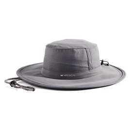 Mission 6010493 Cooling Pinnacle Booney Hat Gray