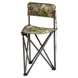 Hunters Specialties Durable Portable Collapsible Lightweight Outdoor Realtree Xtra Green Camo Chair Tripod With Back Carry St