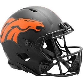 Denver Broncos Helmet Riddell Authentic Full Size Speed Style Eclipse Alternate Special Order