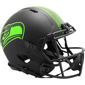 Seattle Seahawks Helmet Riddell Authentic Full Size Speed Style Eclipse Alternate Special Order