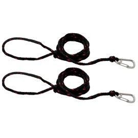 Extreme Max 3006.6799 PWC 5' Dock Line with Stainless Steel Snap Hook - Value 2-Pack