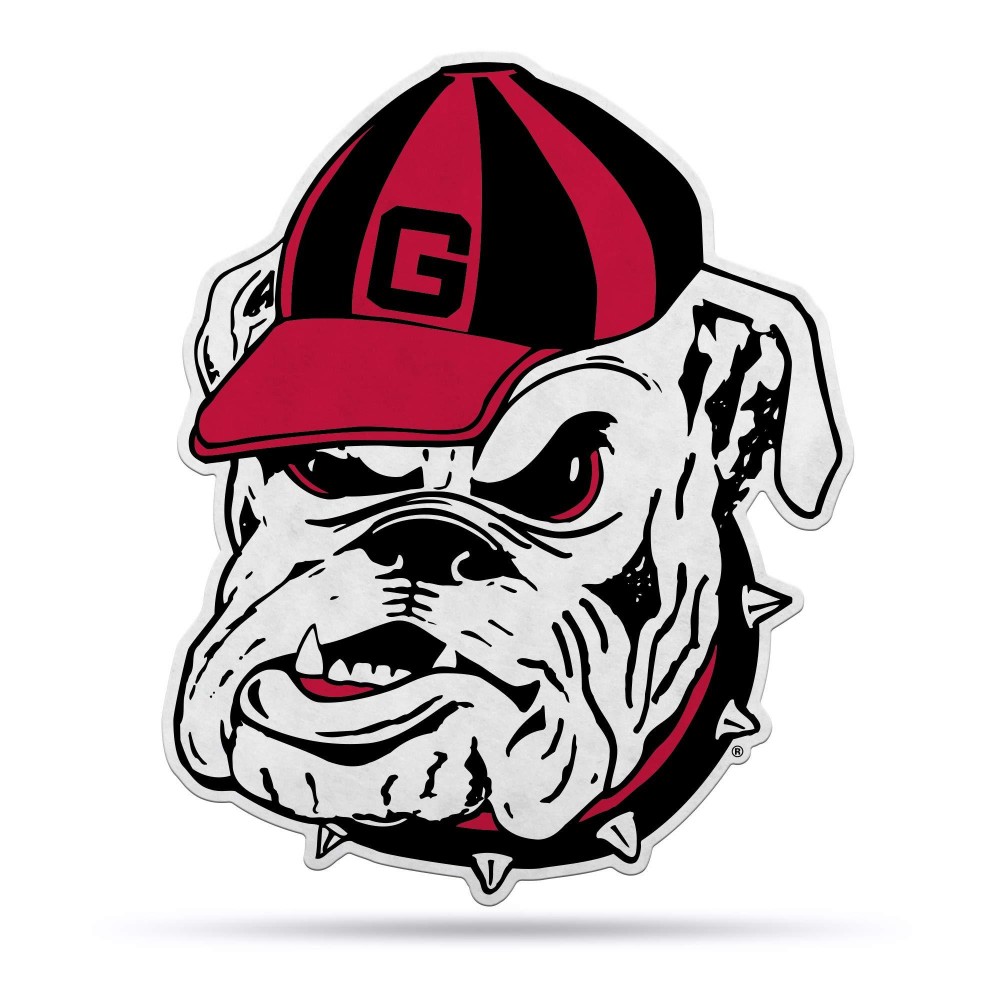 Rico Industries Georgia Bulldogs Premium Die Cut Mascot Pennant Approx. 17.5 x 14 inches