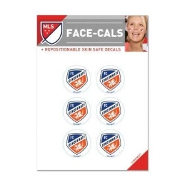 MLS Fc cincinnati Face Tattoos Team colors One Size