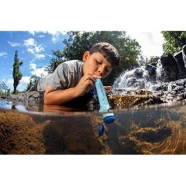 Lifestraw Personal Water Filter For Hiking Camping Travel And Emergency Preparedness 5 Pack Blue