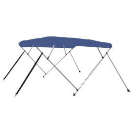 vidaXL 4 Bow Bimini Top Blue 95.7