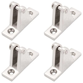 vidaXL Boat Deck Hinges for Bimini Top 4 pcs Stainless Steel