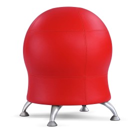 Safco Products Zenergy Stability Exercise Ball Chair, Red Vinyl