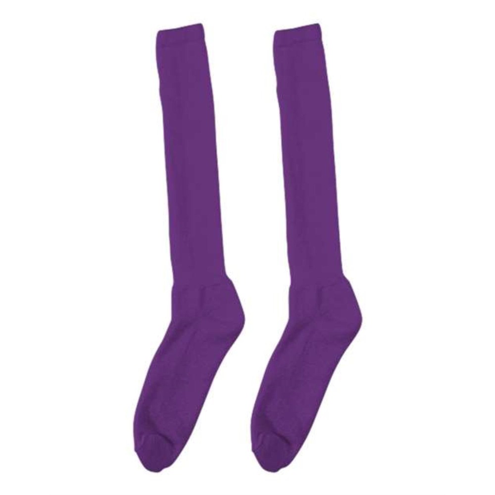 Alleson Athletic Youth Acrylic Utility Sport Socks - Purple, One Size