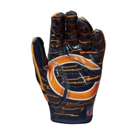 Wilson Nfl Stretch Fit Football Gloves Youth Chicago Bears