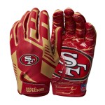 Wilson Nfl Stretch Fit Football Gloves Youth Kansas City Chiefs