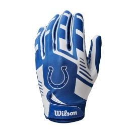 Wilson Nfl Stretch Fit Football Gloves Adult Indianapolis Colts