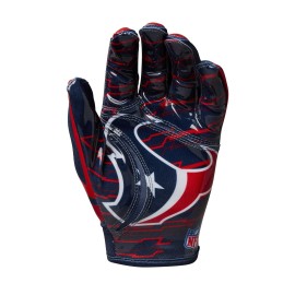 Wilson Nfl Stretch Fit Football Gloves Adult Houston Texans