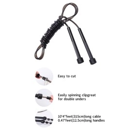 Jusdo 8 Pack Adjustable Pvc Jump Rope For Cardio Fitness Versatile Jump Rope For Both Kids And Adults Women Men Christmas Gift