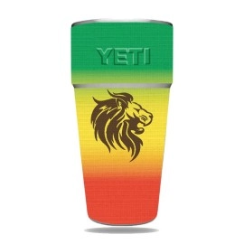MightySkins YERAM26SI-Rasta Lion Skin for Yeti Rambler 26 oz Stackable Cup - Rasta Lion