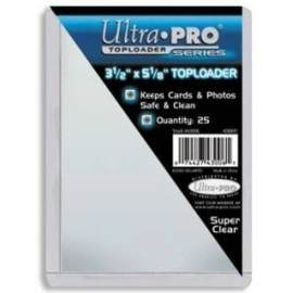 Toploader - 3.5x5 1/8 Clear (25 per pack)