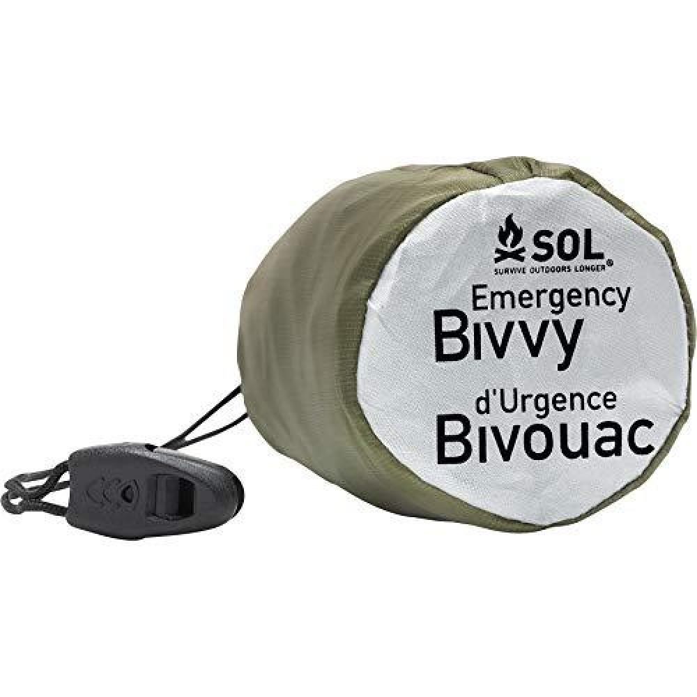 Sol Survive Outdoors Longer Sol 90 Reflective Emergency Bivvy Green