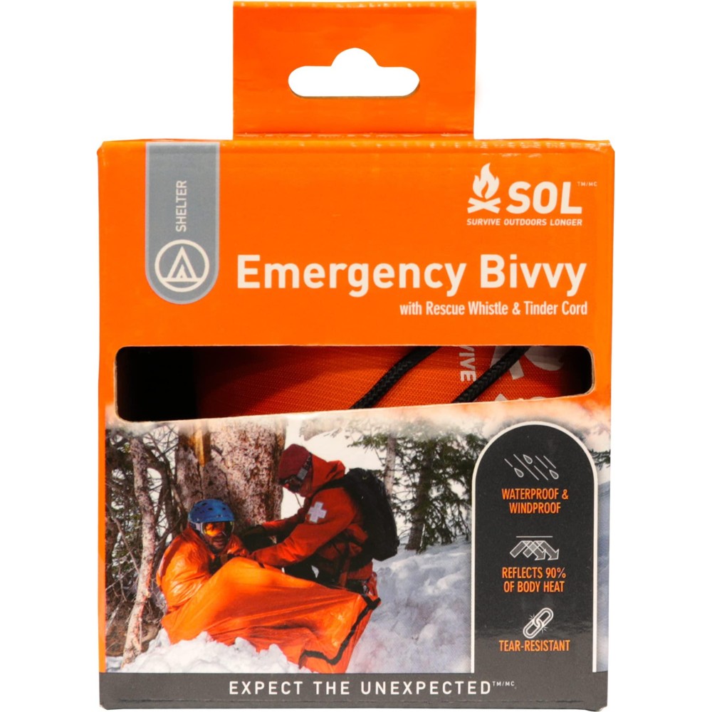 Survive Outdoors Longer 90 Reflective Emergency Bivvy Orange