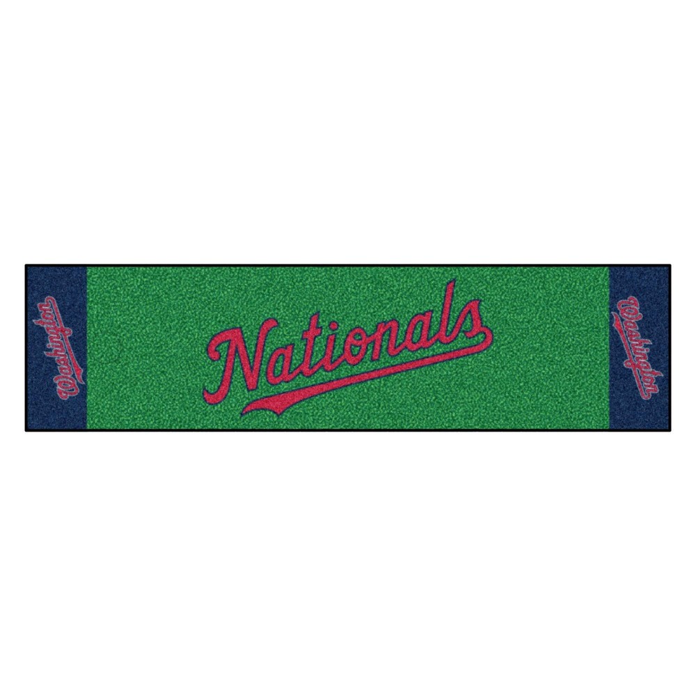 Washington Nationals Putting Green Mat - 1.5ft. x 6ft. - Nationals Script Alternate Logo