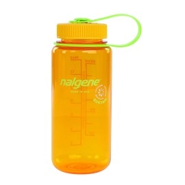 Nalgene 341624 16 oz Wide Mouth Clementine Bottle