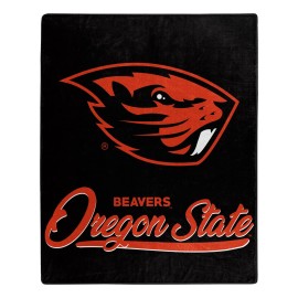 Northwest Ncaa Oregon State Beavers Unisexadult Raschel Throw Blanket 50 X 60 Signature