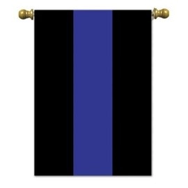 Garden-Thin Blue Line Police Support Outdoor Flag