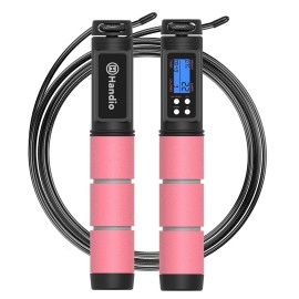 Jump Rope H Handio Jump Rope With Counter Workout Jumping Rope With Steel Ball Bearings Adjustable Length Speed Skipping Rope