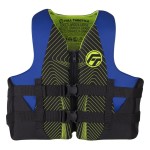 Full Throttle Adult Rapid Dry Neoprene Life Jacket Blue Sm