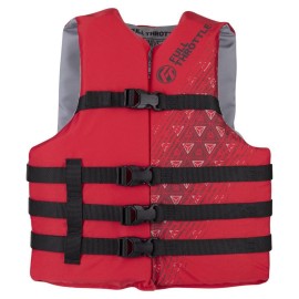 Full Throttle Adult Universal Ski Vest Oversize Red