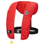 Mustang Survival Auto Inflate Pfd Mit 100 Auto Lightweight Life Jacket For Adults Red