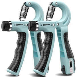 Kdg Hand Grip Strengthener 2 Pack Adjustable Resistance 10130 Lbs Forearm Exerciser