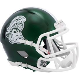 Riddell NCAA Michigan State Spartans Gruff Sparty Revolution Speed Mini Football Helmet