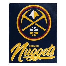 Northwest Nba Denver Nuggets Unisexadult Raschel Throw Blanket 50 X 60 Signature