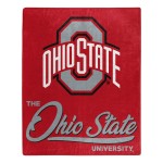 Northwest Ncaa Ohio State Buckeyes Unisexadult Raschel Throw Blanket 50 X 60 Signature