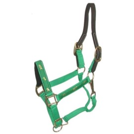 Gatsby Nylon Breakaway Halter with Horse Overlay & Snap