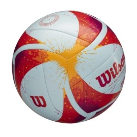 Wilson Avp Splatter Paint Outdoor Recreation Volleyball Official Size Bluemulti